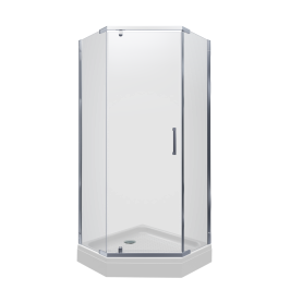 Душевая Ограждение Дека-Хром 100*100 Щ0000056816 с поддоном